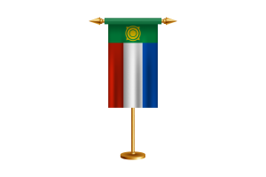 Khakassia Ceremonial Flag Vector Free flag
