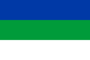 Flag of Komi Republic flag