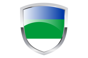 National Flag of Komi Republic Clipart flag