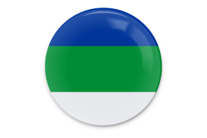 Komi Republic Flag Vector Art flag