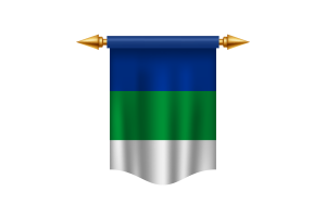Komi Republic Flag Royal Banner flag