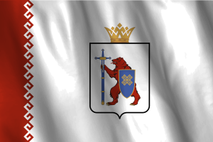 National Flag of Mari El flag
