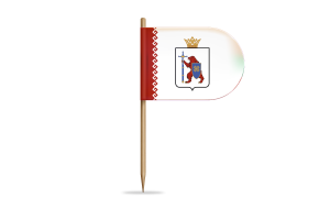 Mari El Flag for Desk, Table flag