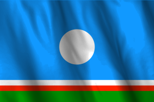 National Flag of Sakha flag