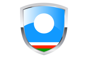 National Flag of Sakha Clipart flag