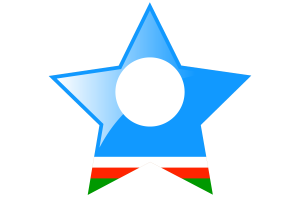 Sakha Flag Star Icon flag