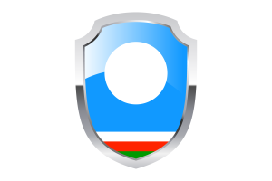 Sakha Shield Logo flag