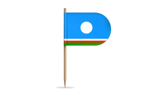 Sakha Flag for Desk, Table flag