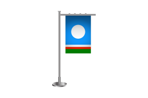 Sakha Standing Flag flag