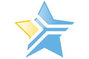 Tuva Flag Star Icon flag