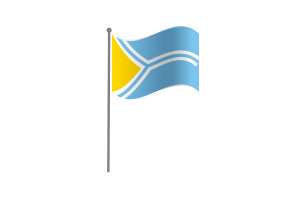 Waving Flag of Tuva flag