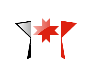 Udmurt Flag Star Icon flag