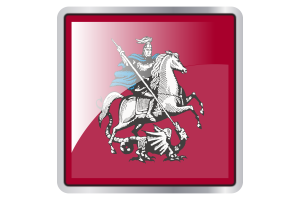 Moscow Flag Square icon flag