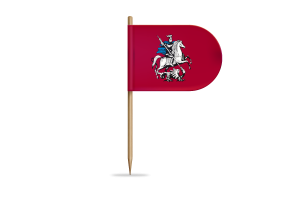 Moscow Flag for Desk, Table flag