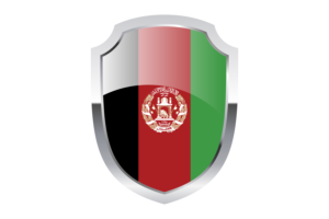 Afghanistan Shield Logo flag