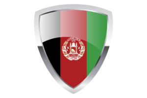 Afghanistan Shield Flag flag