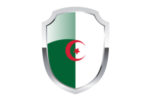 Algeria Shield Logo flag