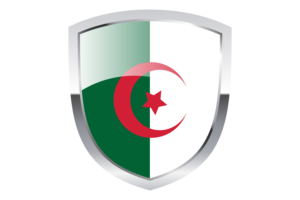 National Flag of Algeria Clipart flag