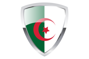 Algeria Shield Flag flag