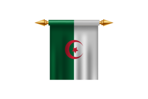 Algeria Royal Emblem flag
