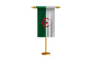 Algeria Ceremonial Flag Vector Free flag