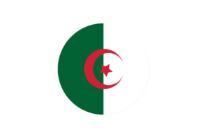 Algeria Flag Circle Vector Free flag