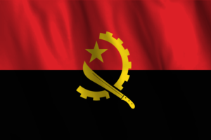 National Flag of Angola flag