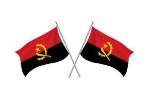 Angola Waving Friendship Flag flag