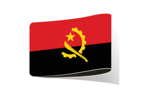 Angola Flag Illustration Clipart flag
