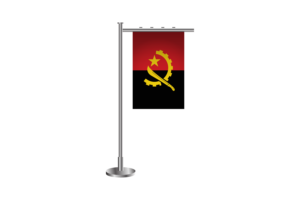 3d Angola Standing Flag flag