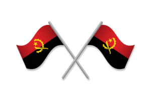 Angola Flag Emblem Vector Free flag