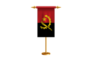 Angola Ceremonial Flag Vector Free flag