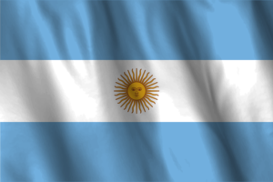 National Flag of Argentina flag