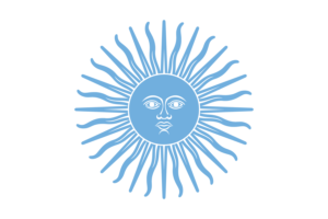 Emblem of Argentina flag