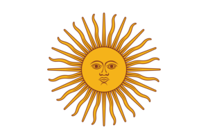 National Emblem of Argentina flag
