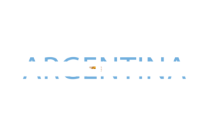 Argentina Text Art flag