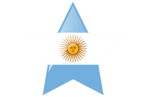 Argentina Flag Star Icon flag