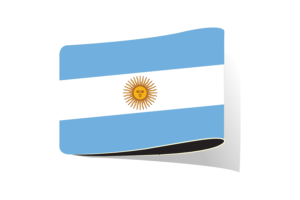 Argentina Flag Illustration Clipart flag