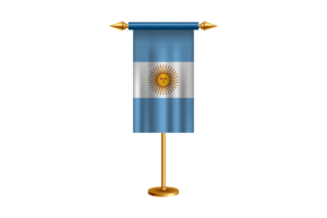 Argentina Ceremonial Flag Vector Free flag