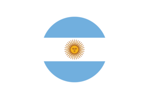 Argentina Flag Circle Vector Free flag