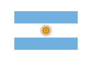 Argentina Flag Triangle Vector Illustration flag