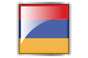 Armenia Flag Square icon flag