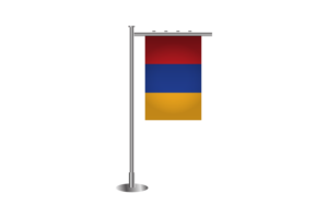 3d Armenia Standing Flag flag