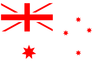 National Emblem of Australia flag