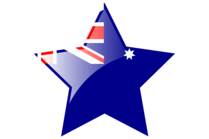 Australia Flag Star Icon flag