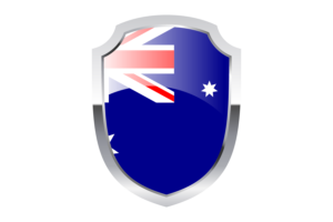 Australia Shield Logo flag