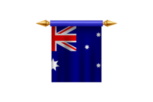 Australia Royal Emblem flag