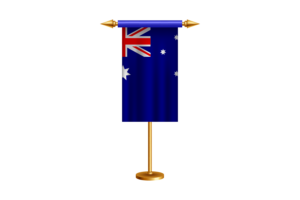 Australia Ceremonial Flag Vector Free flag