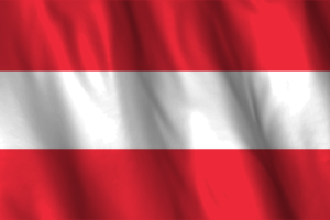National Flag of Austria flag