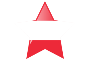 Austria Flag Star Icon flag